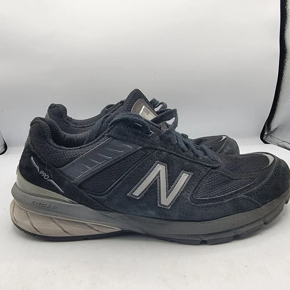 New Balance 990v5 Mens Size 7 (2E) Black Athletic Casual Walking Shoes M990BK5